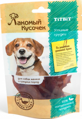 Лакомный кусочек Утиные грудки 60 г.