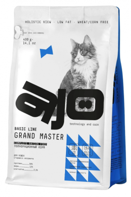 AJO Cat Grand Master сух. д/пожилых кошек 0,4кг				