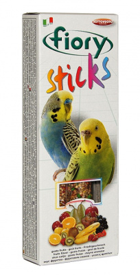 FIORY палочки д/попугаев  Sticks с фруктами 2*30 г