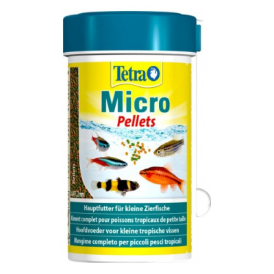 Tetra Micro Pellets корм для мелких видов рыб 100 мл 