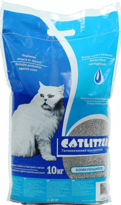 CATLITTER наполнитель комкующий 10 кг