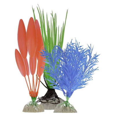 GloFish Набор растений (S-синее, М-зеленое, L-оранжевое)