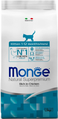 MONGE Cat  корм д/котят 1,5 кг