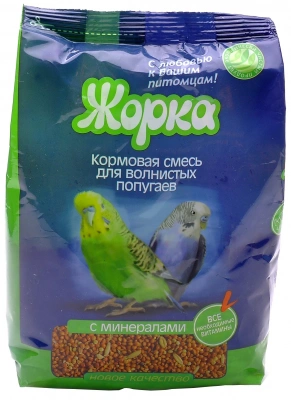 ЖОРКА  450 г д/волнистых попугаев  п/п пак. экстра  450 гр. 