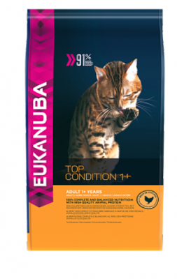 Eukanuba ТОП КОНДИШН для взрослых кошек 400г