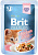 Brit Premium Кусочки из куриного филе в соусе для котят 85 гр