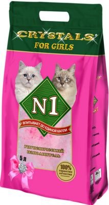 CRYSTALS №1 наполнитель-For GIRLS силикагель 5 л