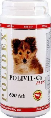 POLIDEX 500  Polivit-Ca plus витамины для собак