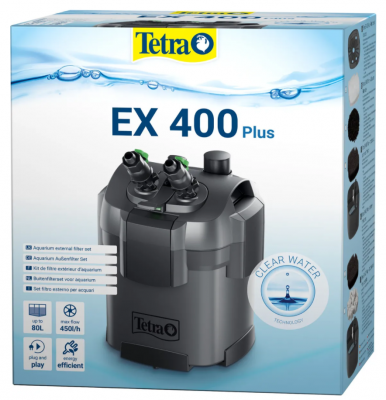 Помпа-фильтр внешн  TETRATEC  ЕХ 400  плюс (10-80 л. 320л/ч)