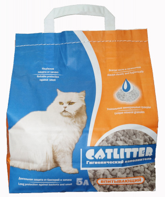 CATLITTER наполнитель впитывающий 5 л