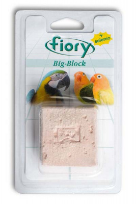 FIORY био камень для птиц Big Block  с селеном, 100 г