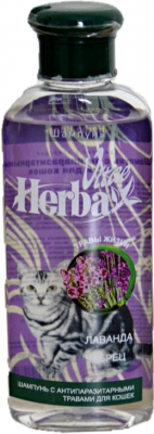 Herba Vitae 250 мл Шампунь д/кошек  антипаразит. 