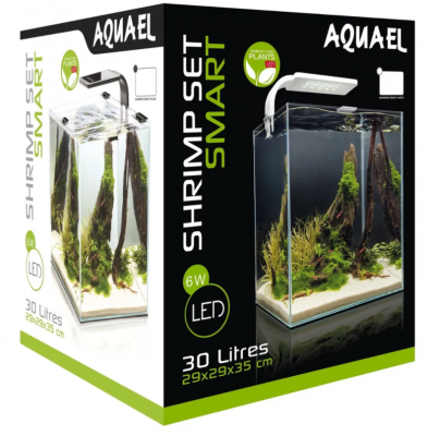 Аквариум Aquael SHRIM SET SMART 2 30 литров, черный с оборудованием