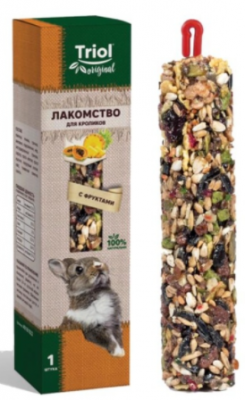 Лакомство  Triol Original для кроликов с фруктами 110г		