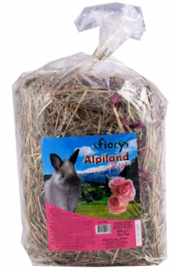 FIORY сено Альпийское Alpiland  Green  с розой 500 г