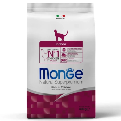 MONGE Cat  корм д/кошек для домашних кошек 400 г