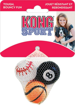 KONG игрушка д/собак Air  Sport "Теннисный мяч " очень маленький 3 шт
