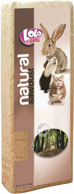 LoLo Pets опилки мелкой фракции без ароматизаторов 1,1 кг, 12 л