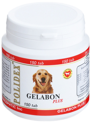 POLIDEX 150 Gelabon plus витамины для собак 