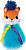 Игрушка д/кошек Лисенок 55/135 мм