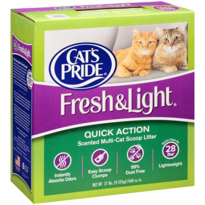 CATS PRIDE наполнитель комкующий 9,54кг Мульти кэт ароматизированный 21л