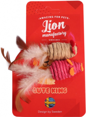 Lion Игрушка д/кошек Мышь  с экстр. кош. мяты 