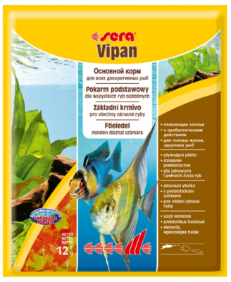SERA Випан 12 г осн. крупн. хлоп. корм д/рыб