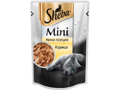 Шеба МИНИ порция с курицей 50 г.