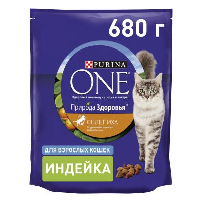 ONE Природа Здоровья Взр Индейка 680г