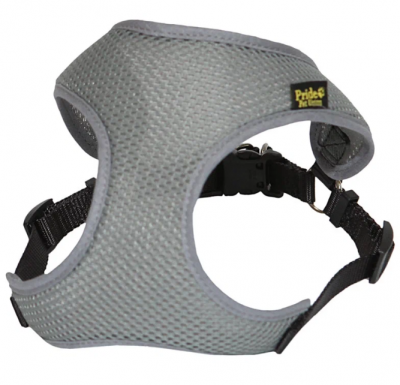 Шлейка из 3D сетки  PRIDE FIT для собаки, цв.серый M (обх.шеи 35см, обх.гр. 40-52см)		