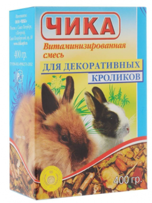 ЧИКА 400 г д/кроликов
