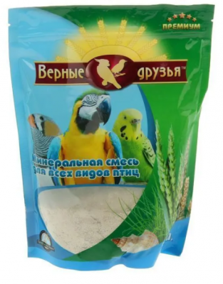 Верные друзья Минеральный комплекс 600 г. д/всех видов птиц