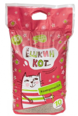 ЕШКИН КОТ наполнитель Комкующий 10 л в гранулах