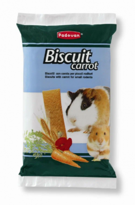 Padovan Лакомство BISCUIT Carrot бисквиты с морковью для грызунов (30г)