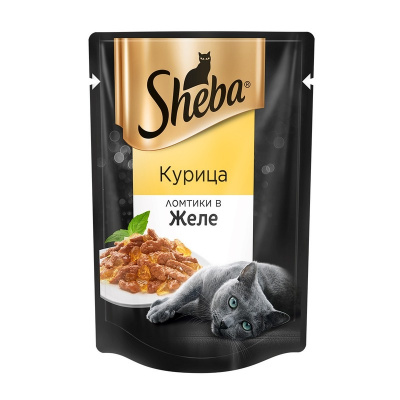 Шеба Плежер вз. кош. ломт. в соусе кур. 85 г