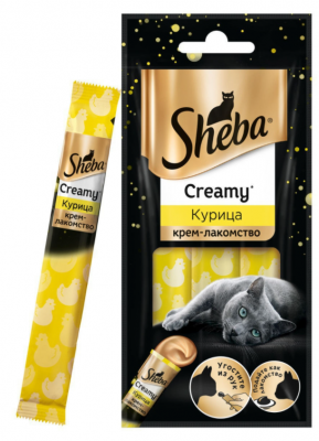 Шеба крем-лакомство курица 3*12 гр.