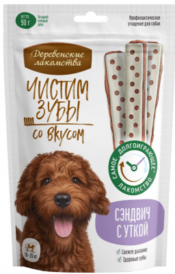 Деревенские лакомства	Сэндвич с уткой 90 гр