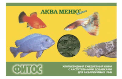 АКВА-МЕНЮ Фитос хлопья 25 гр. развес