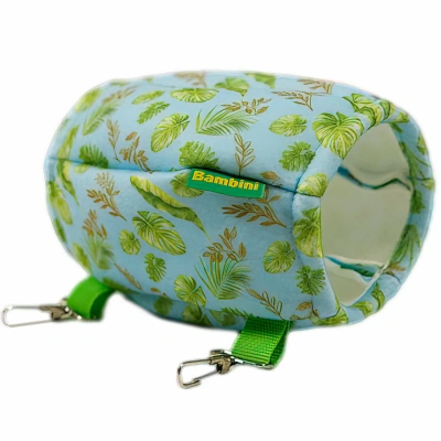 Гамак подвесной из фетра Bambini Pets "Мяч регби" для грызунов и хорьков 18*13*13 см 