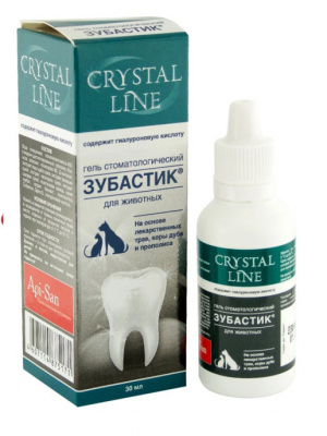 Зубастик гель стоматологический 30 мл.CRYSTAL LINE