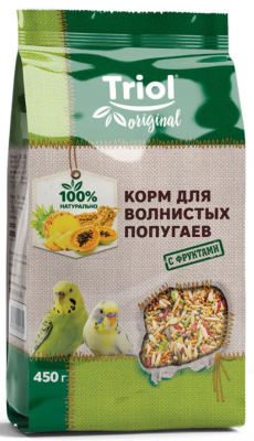 Триоль корм д/волнистых попугаев Фрукты
