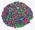 GloFish Гравий Розовый/ зеленый/голубой, с GLO вкраплениями, 2.26кг