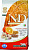 N/D Cat Low Grain Сat Godfish/Orange для кошек треска/апельсин 1.5 кг.