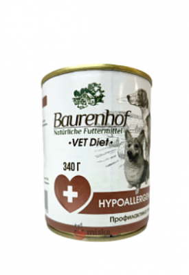Baurenhof VET Hypoallergenic диета для собак влажный 0,34 кг