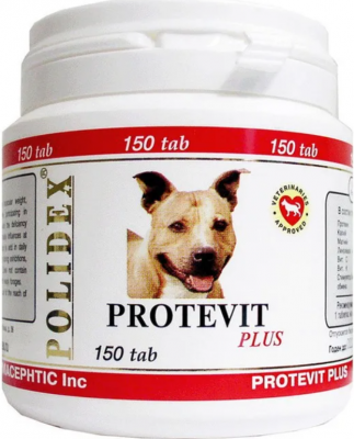 POLIDEX 150 Protevit  plus витамины для собак