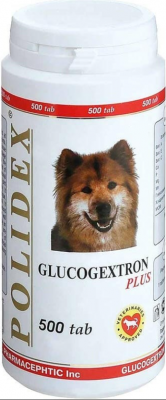 POLIDEX 500 Glucogestron plus витамины для собак 