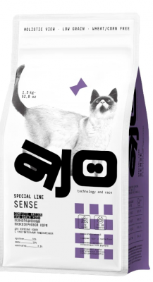 AJO Cat Sense сух. д/кошек с чувствит. пищеварением 1,5кг	