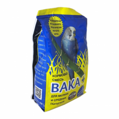 ВАКА+500 г для мелких и средних попугаев