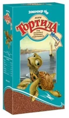 ЗООМИР Тортилла МИНИ 90 г д/молод. водяных черепах