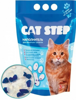 CAT STEP наполнитель силикагель, 3,8 л